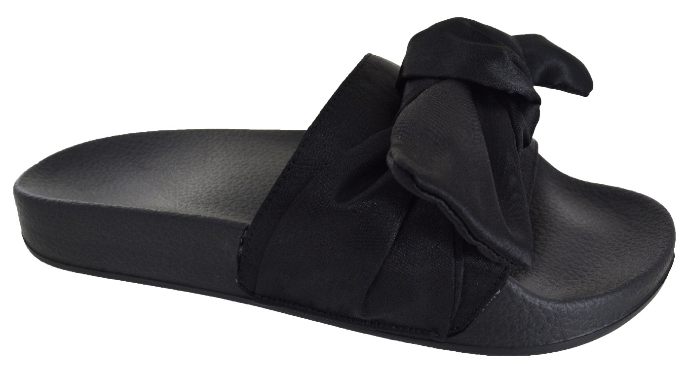 ladies flat slip on mules